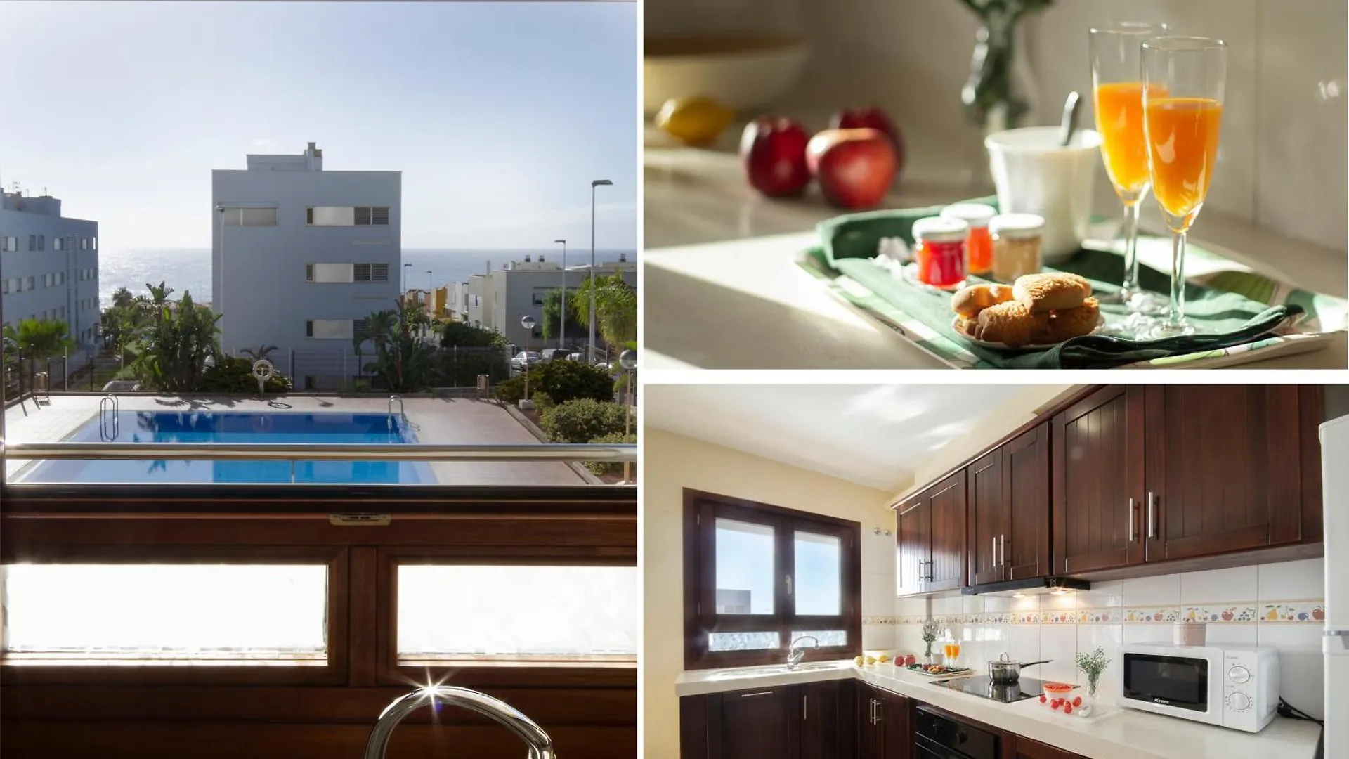 Beach Apartment With Terrace And Pool Punta Del Hidalgo Spain